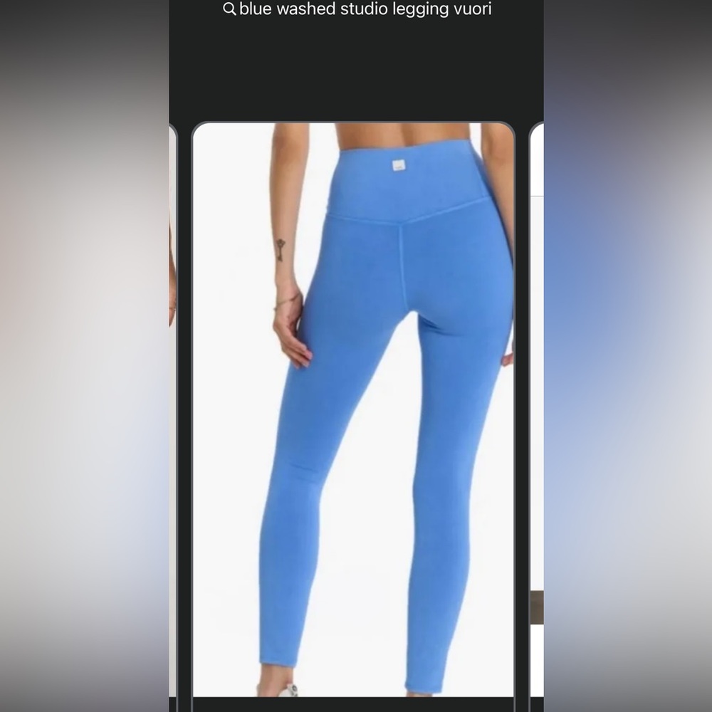 EUC High Waist VUORI Washed Studio Legging. Size Medium